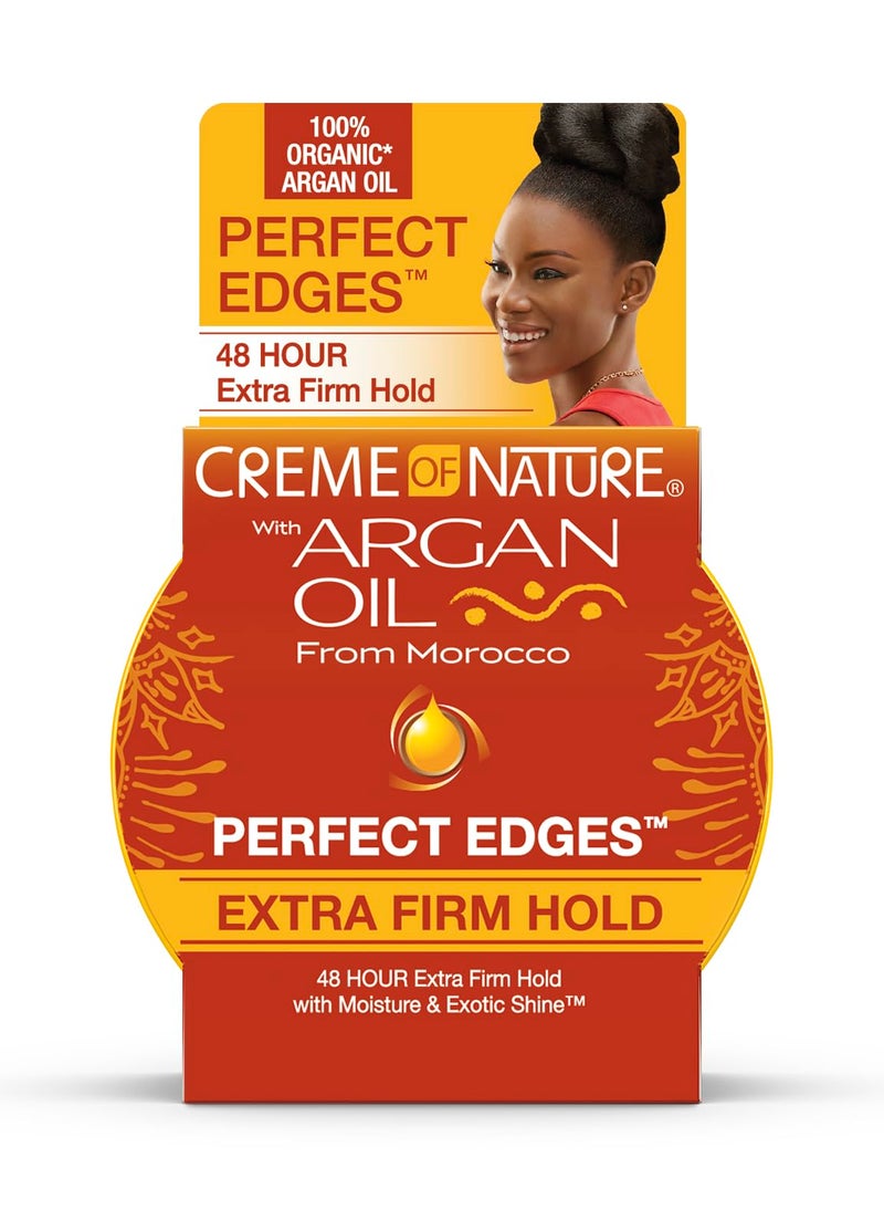 Creme of Nature Argan Oil Perfect Edges Extra Hold, 2.25 Oz (214040) - Image 1